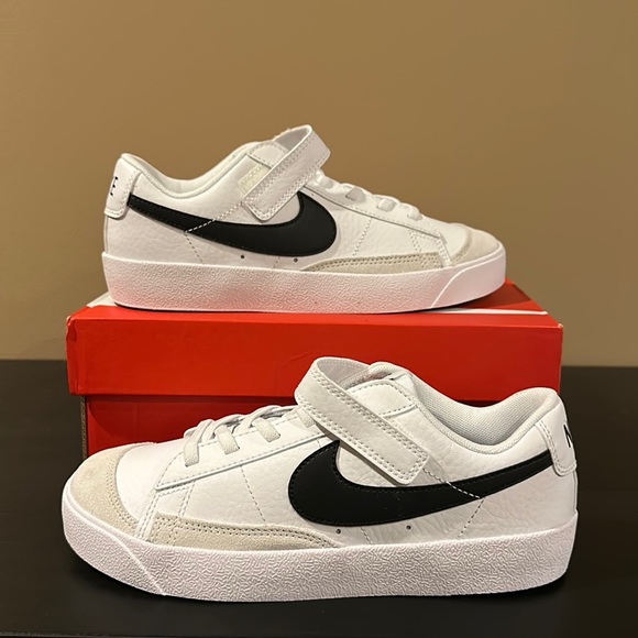 Nike Other - Nike Blazer Low 77 Black White Sneaker Preschool shoe